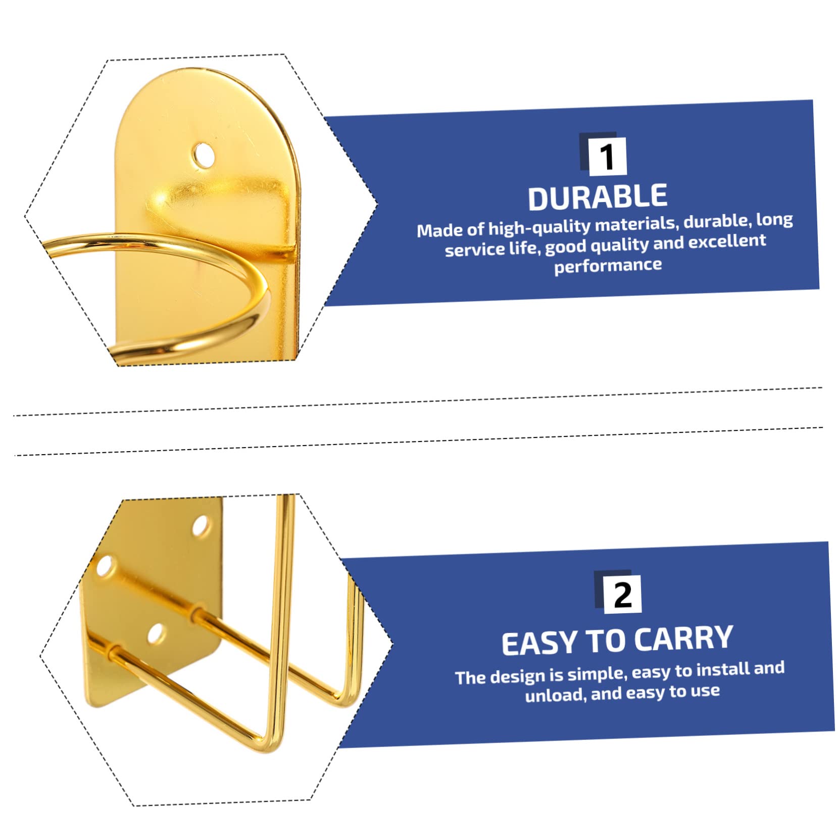 Beatifufu Wall Mounted Electric Clipper Holder for Hair Trimmers Organizer Rack for Barbershop and Home Use Hair Clippers Storage Solution Grooming Tools