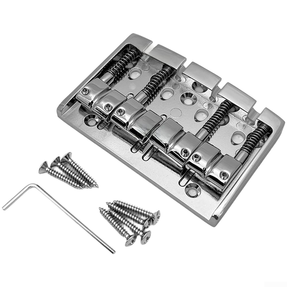 Basse 4 cordes en alliage pour chevalet 19 mm Espacement basse 4 cordes