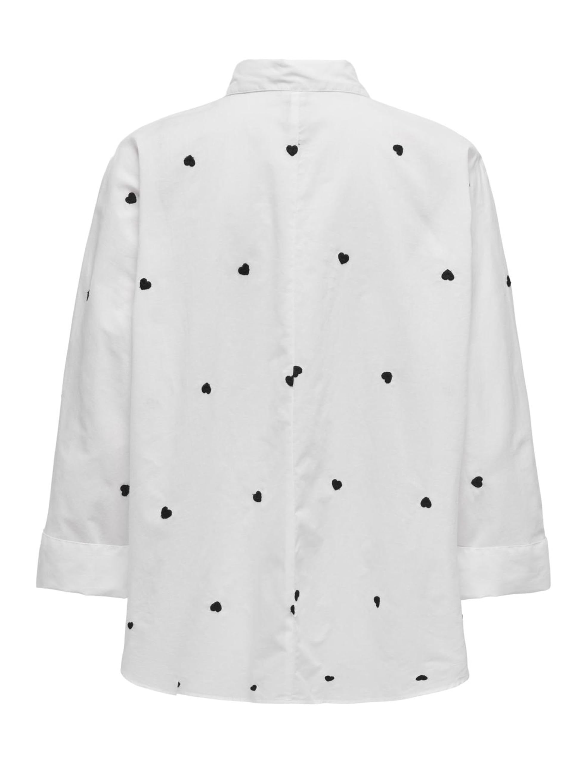 ONLY Onlnew Lina Grace Ls EMB Shirt Noos WVN Chemise à Manches Longues avec Fermeture à Boutons, Blanc éclatant, S Femmes