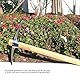 Kreuzhacke 45 cm Edelstahl Gesteinsfleck Pickaxes Spitzhacke Doppelhacke Mattock Hacke mit Holzgriff, Pick Axt Handwerkzeug zum Transplantieren der Pflanzung des Lösens von Boden