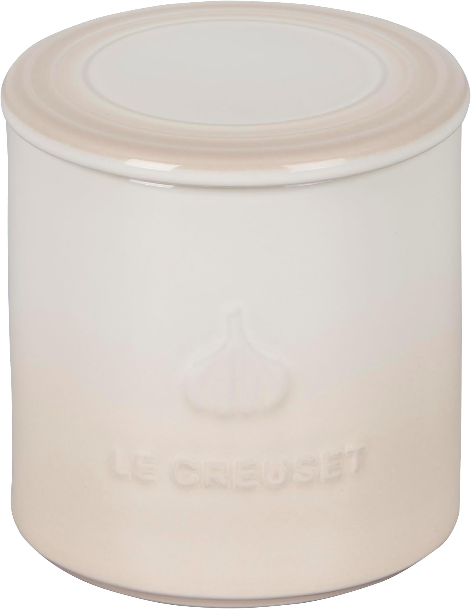 Le Creuset Stoneware Garlic Keeper, 14 oz., Meringue