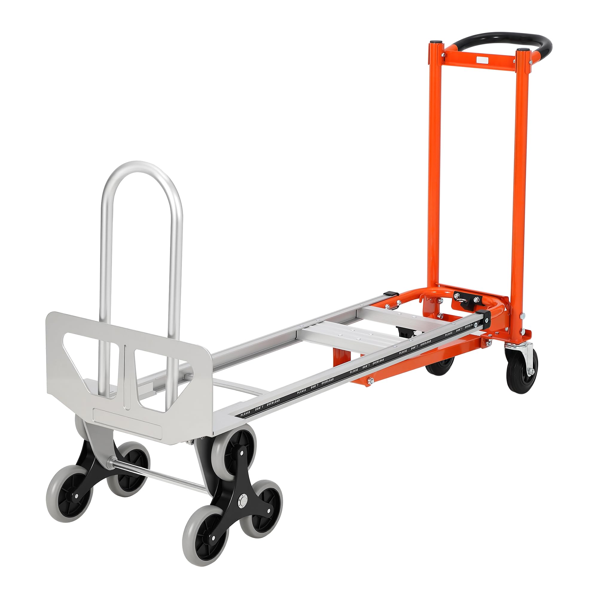 GarveeLife 3-in-1 Sackkarre Mit Treppensteigerrädern, 362 kg Tragkraft | Transportwagen Klappbarer Plattformwagen aus Aluminiumlegierung, für Umzüge, Büros & Lager