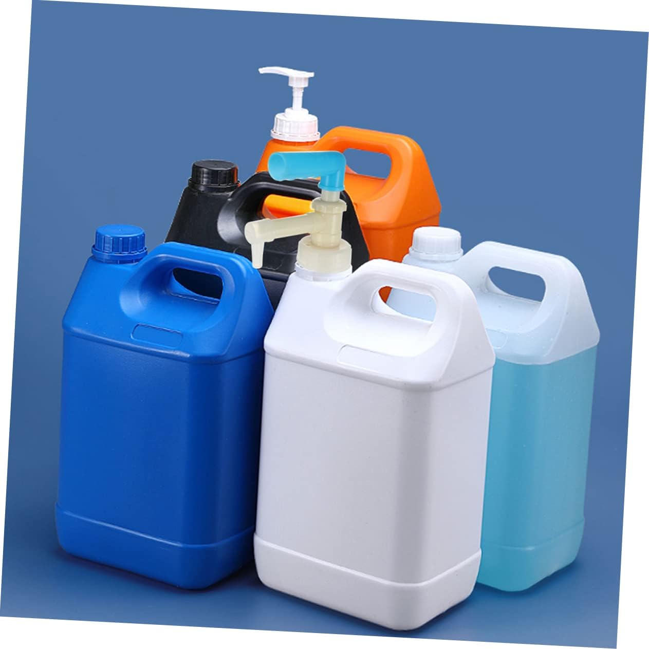 Gatuida 2pcs Oil Well Pump Oil Pump Dispenser Gas Transfer Pump Hand Pump Water Pump Dispenser Oil Tank Supplies Bucket Oil Pump Manual Water Pump Fuel Pump Plastic Liquid Oil Absorber, 49X10cm