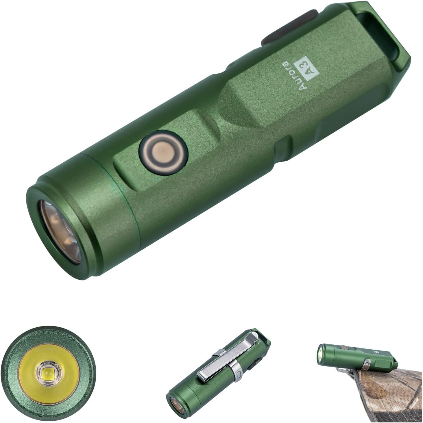 RovyVon Aurora A3 Keychain Flashlights High Lumens 650 lumens USB Rechargeable Mini EDC Flashlight Gear Super Bright Small Size EDC Gear for Outdoor Activities