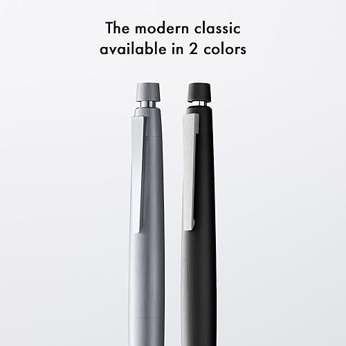 Miniatura 5 de Lamy 2000 negro - elegante lápiz mecánico en una carcasa de fibra de vidrio con acabado satinado - perfectamente equilibrado - lápiz M 41 recarga de