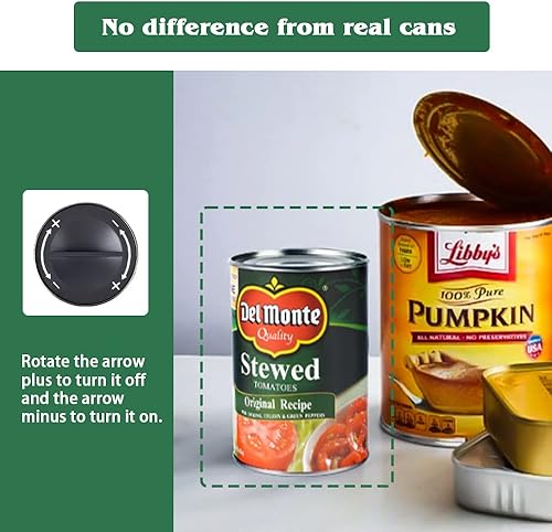 Miniatura 5 de Cajas fuertes para latas falsas Diversion Secret Stash Safes (rojo)