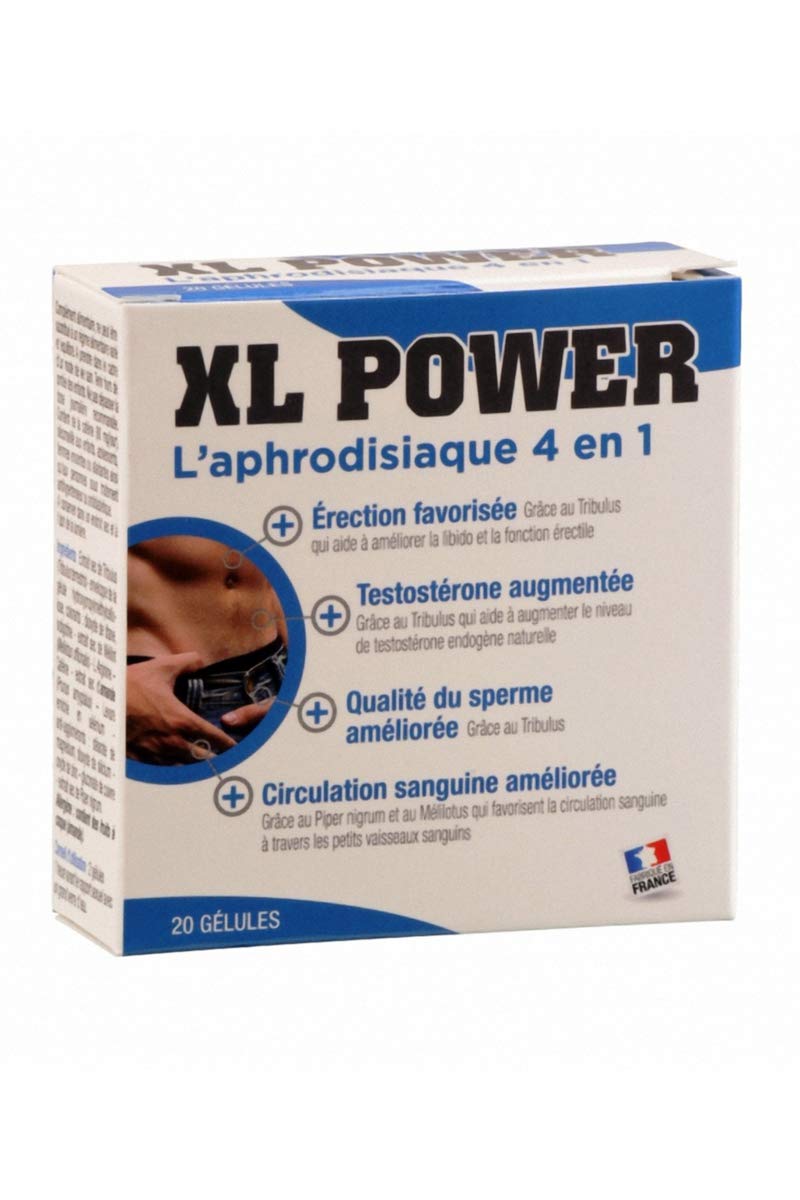 XL Power Aphrodisiac and Erection Capsules 20 Cap