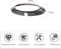 Vista 2 de Voodonala Cubierta negra de fibra de carbono para Ford F150 Raptor 2009 2010 2011 2012 2013 2014