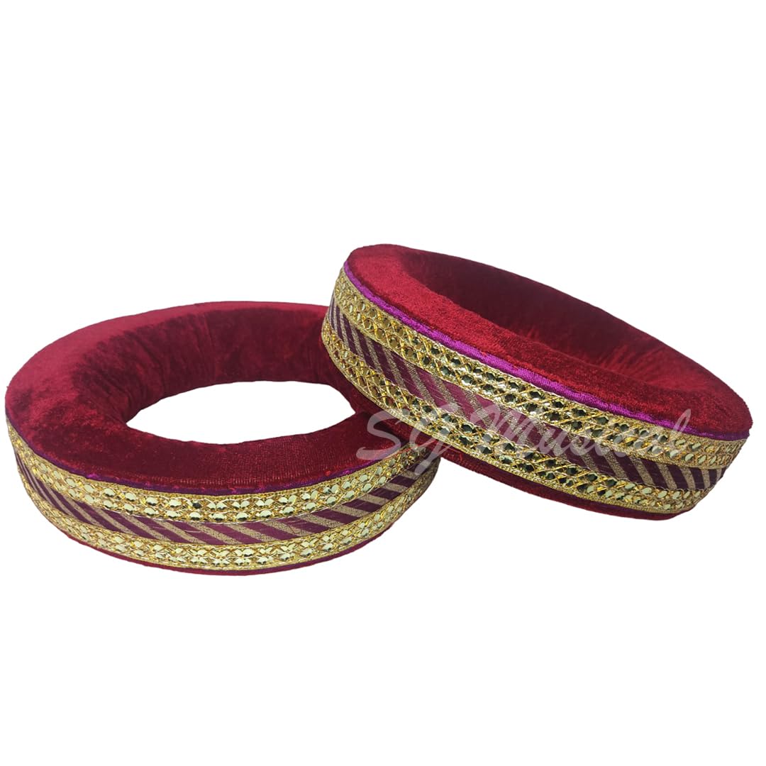 SG Musical Tabla Ring PAD (Mahroon Pack of 2) - Image 4 thumbnail