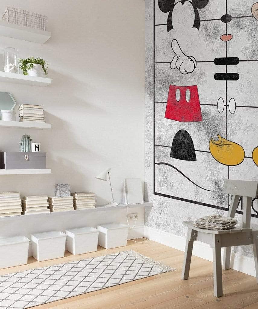 Komar Disney IADX4-053 - Papel pintado para pared, diseño de Mickey Kit, tamaño: 200 x 280 cm (ancho x alto)