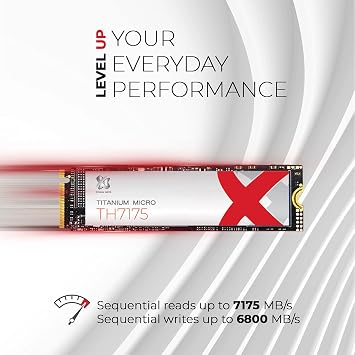 Titanium Micro Internal Solid State Drive 4TB, TH7175 Plus, M.2