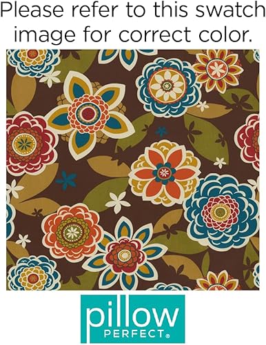 Miniatura 8 de Pillow Perfect - Almohada perfecta para exterior interior, cojín Annie color chocolate.