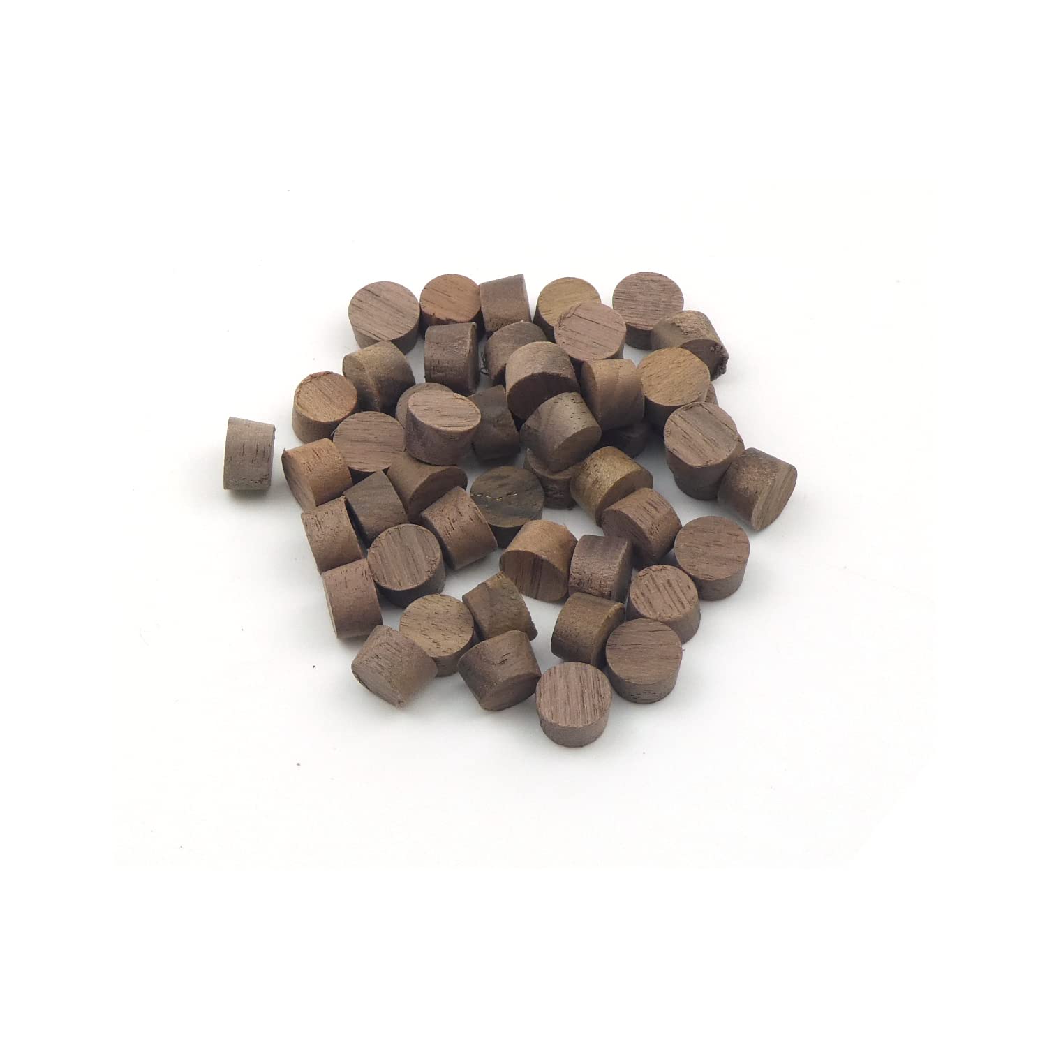 Oakcrafts Brown 10Mm Walnut Flat Head Cross Grain Plug - Pack Of 50