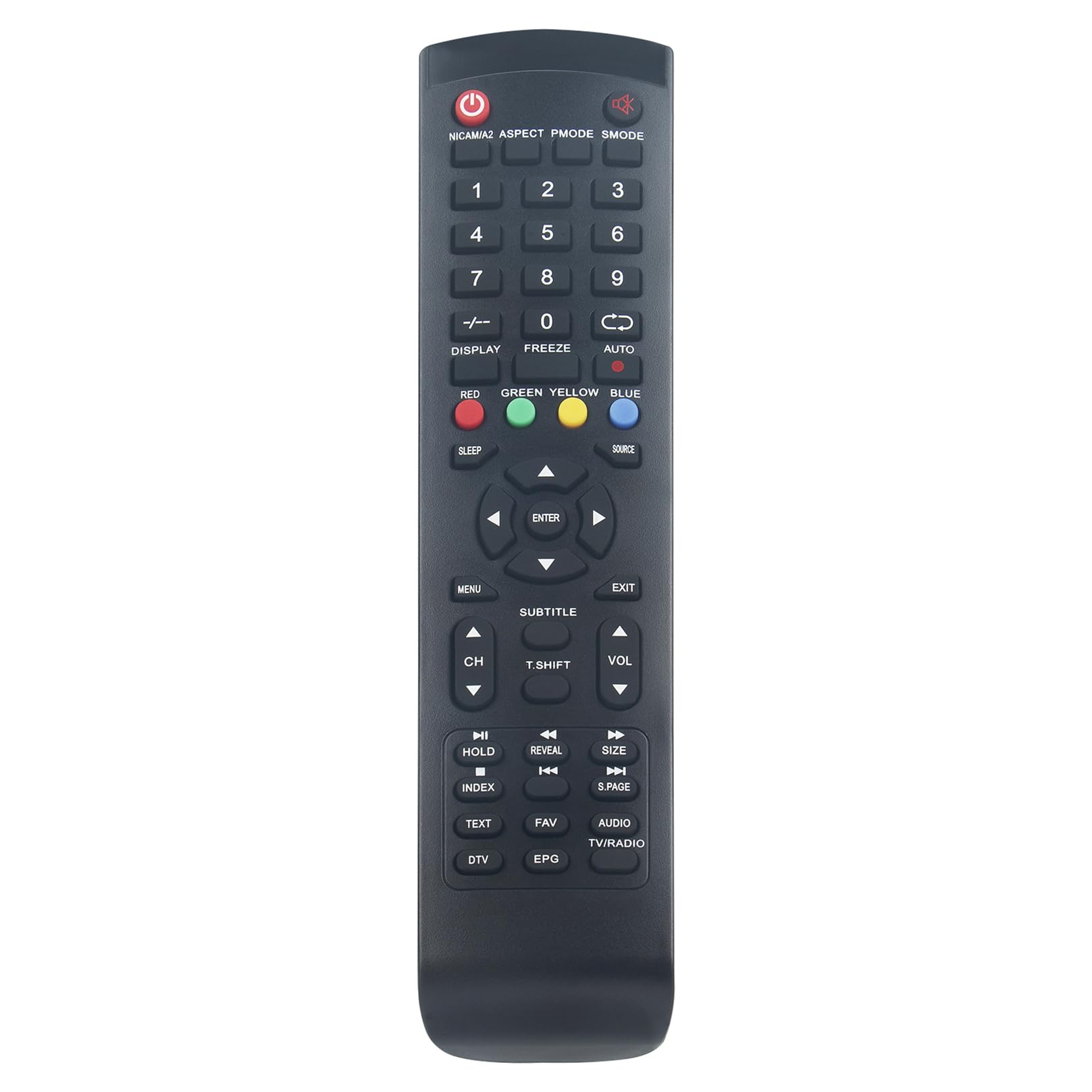 ALLIMITY Telecomando Sostituzione adatta per HKC 32D7A 46F6 EH20H4 EH22F4 32F1D(2VERS.) K32DLH1H LED32V1FHD HT40AT2 EH24H4 EH24H4FHD EH32H4D EH40D4K HT4020E32 2030000139