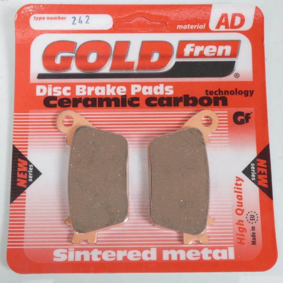 Plaquette de frein Gold Fren arrière pour moto Kawasaki ZX6R Ninja 2016-2019