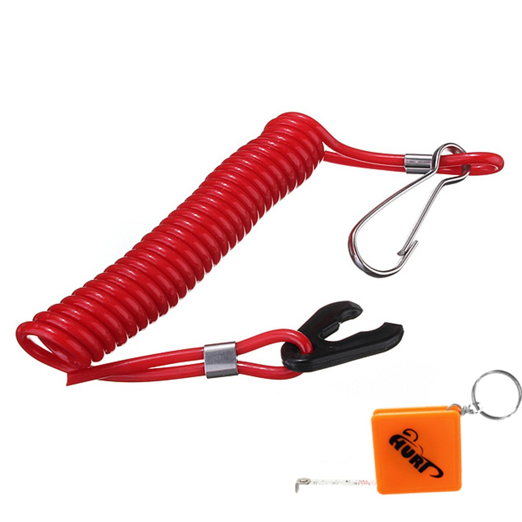 Buy HURI Boat Outboard Engine Cord Kill Stop Switch SAFE Safety Lanyard