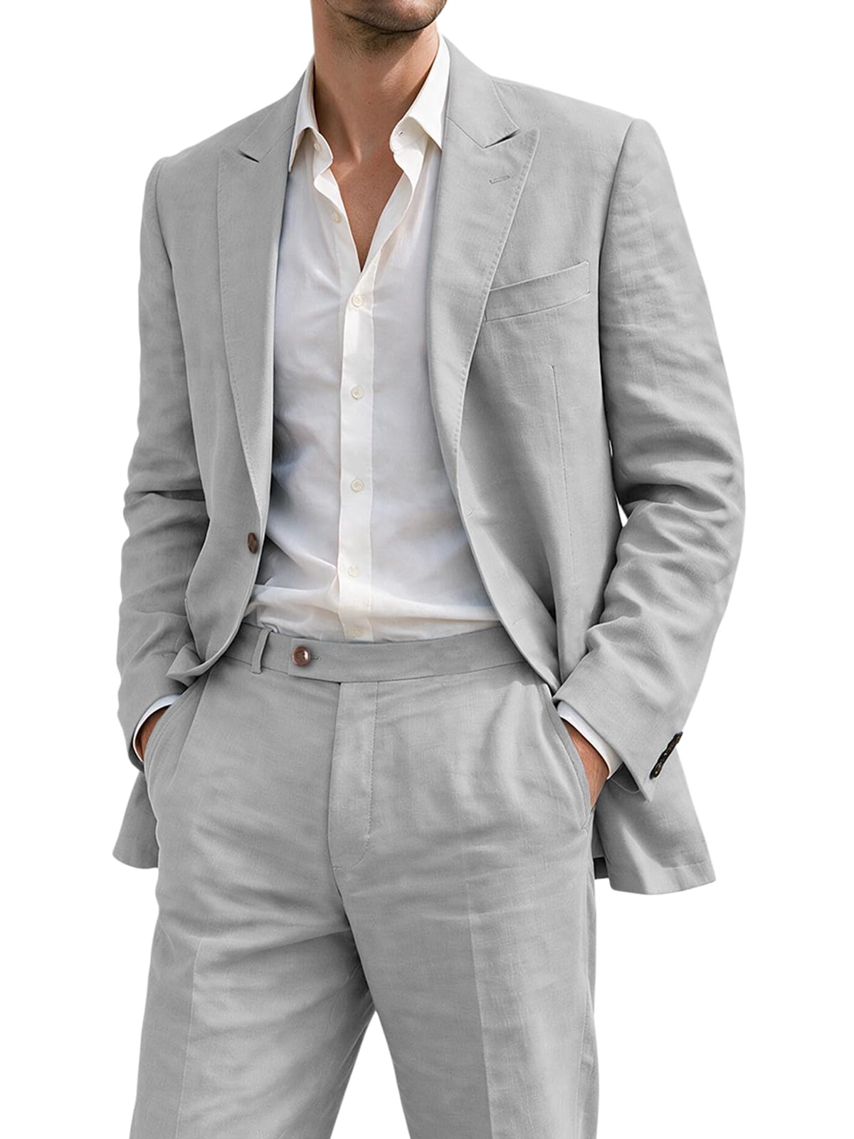 Men Suits 2 Piece,Blazer and Pants Set for Mens,Casual Dress