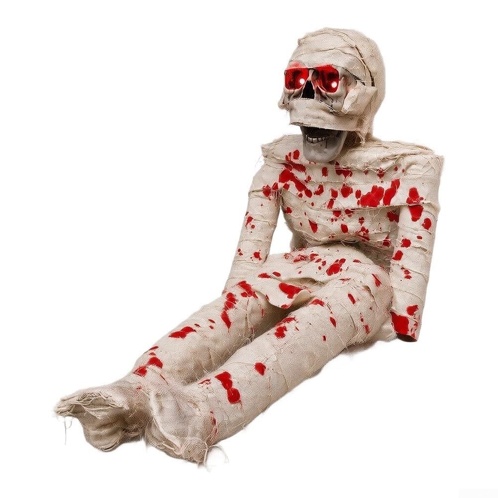 Sprachaktivierte Sitzende Leichenrequisite 82x35cm Halloween Dekoration