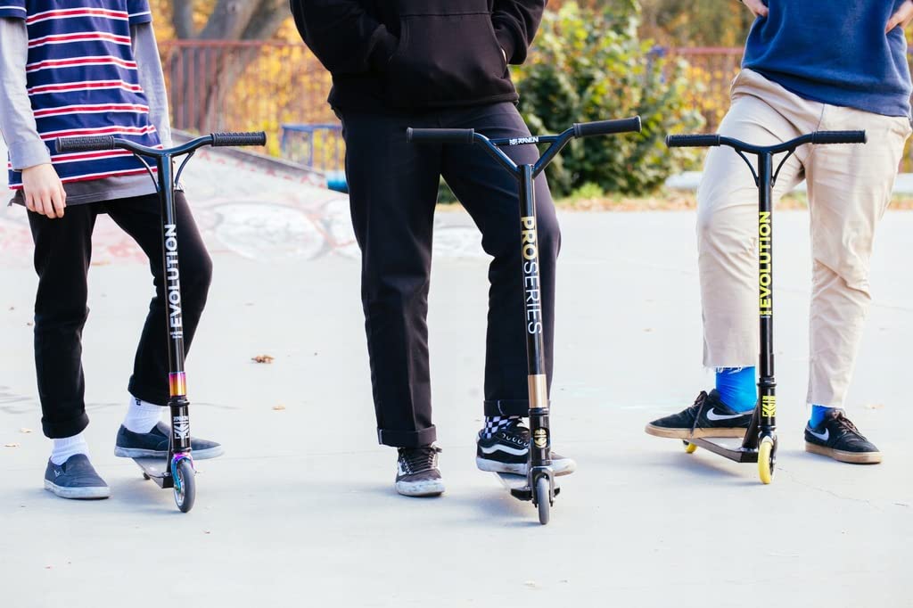 RAVEN Monopattino Acrobatico/Freestyle, Monopattino, Urbano Scooter Evolution Code 120mm