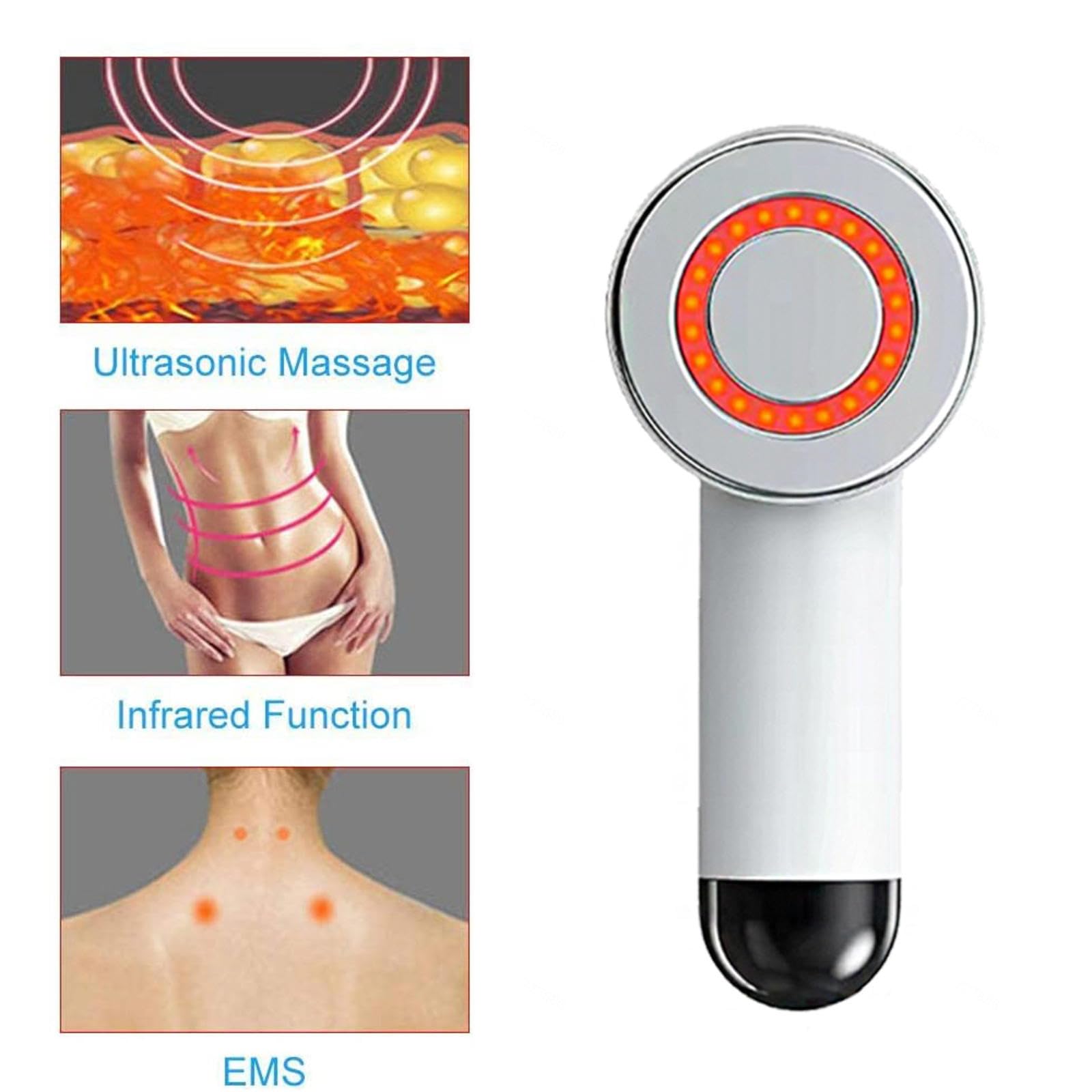 Maquina Celulitis Profesional, CalefaccióN De Luz Roja Anticelulitis Potente Masderm Body Firming Lipolaser Profesional, para La Piel Humana