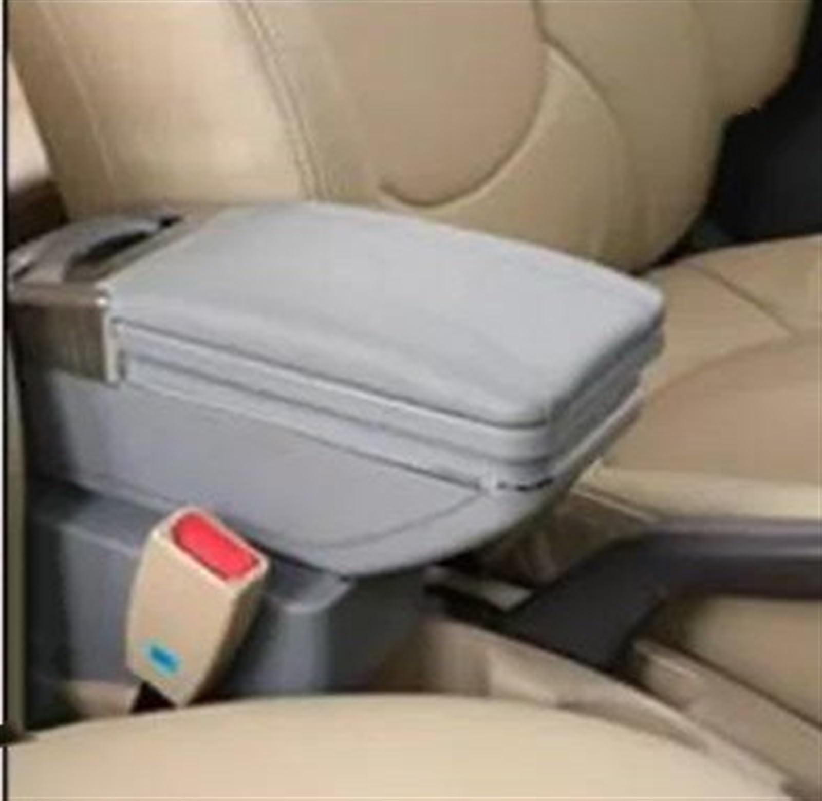 NMJLQW Storage Rack PU Leather Car Interior Accessories Center Console Multifunctional Storage Box Armrest Box For Accent For Verna(A Titanium NO USB)