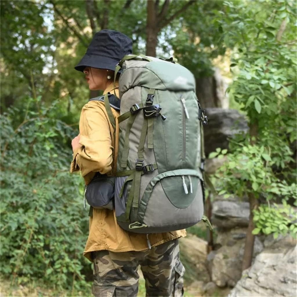 60L Mountaineering Bag Travel Backpack Outdoor Camping Rucksack Men's