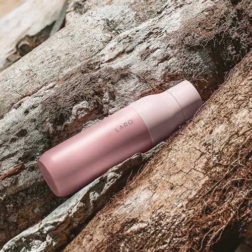 LARQ Bottle Twist Top 17 oz - Insulated Stainless Steel Water Bottle | BPA Free | Reusable for Camping, Office, Travel | Keeps Drinks Cold and Hot, Himalayan Pink - Image 6