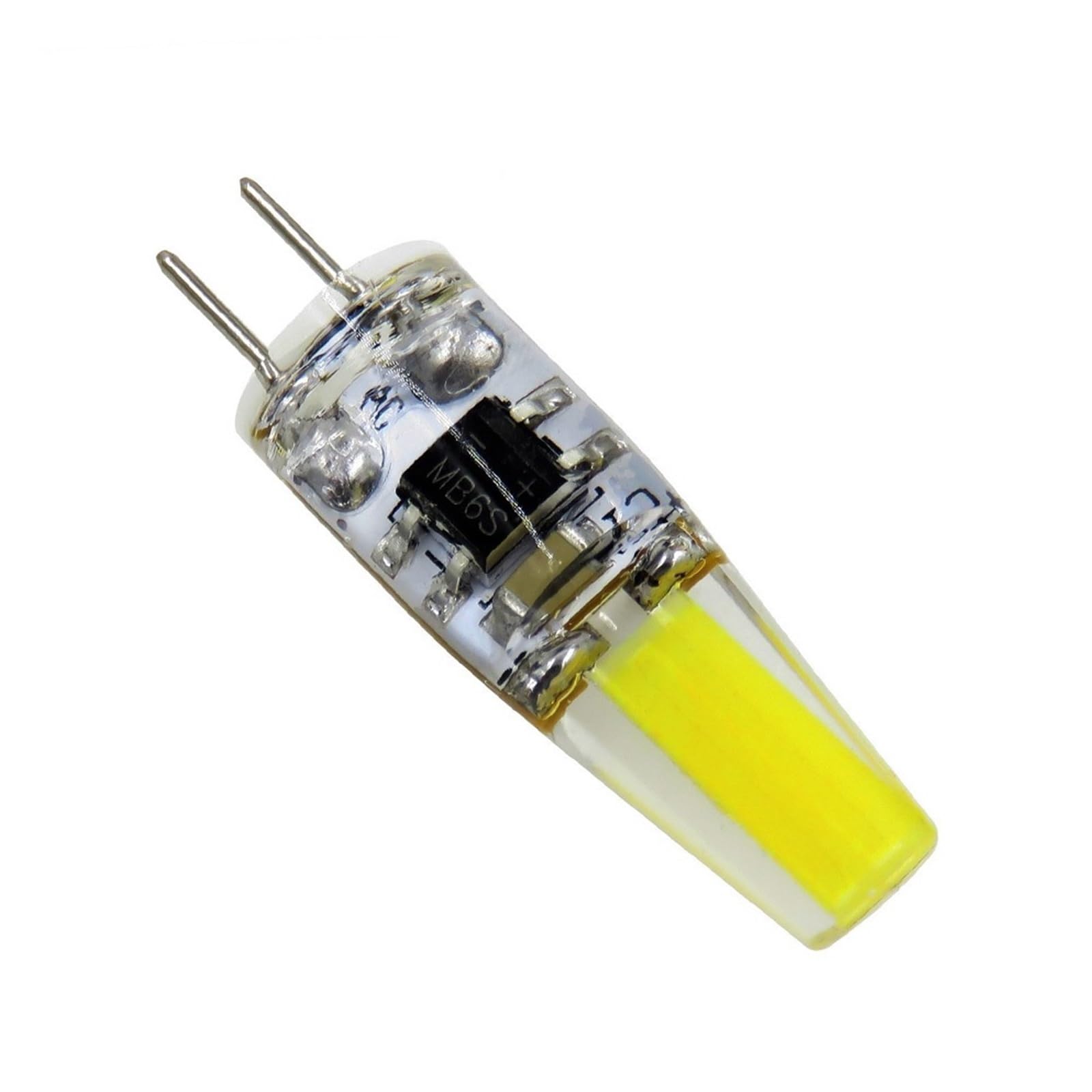 eufeifeiegds 10 stücke Helle G4 220 V 12 2 Watt COB led-lampe for hauptbeleuchtung gold kristall kronleuchter lamparas led(COLD WHITE_NO_AC220V)