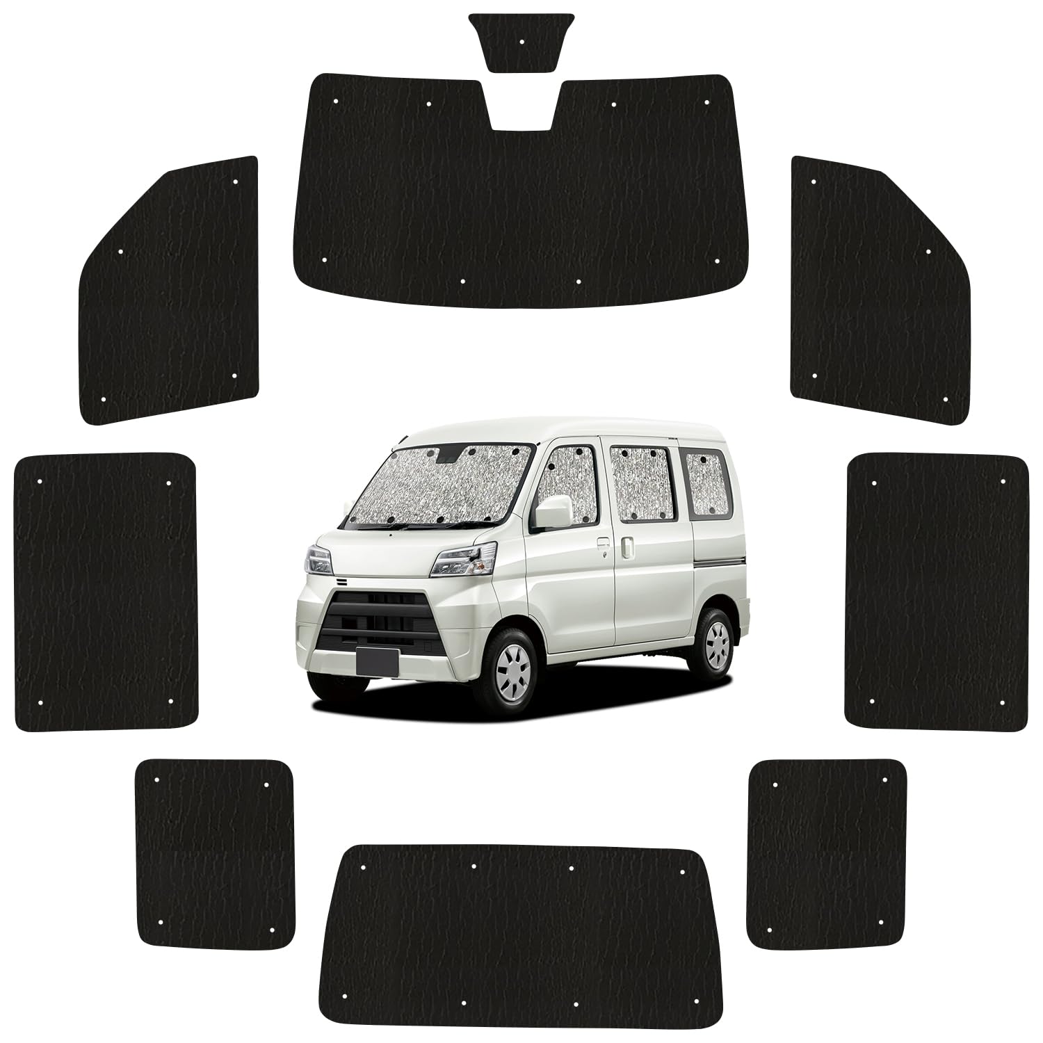 Amazon | 趣味職人 サンシェード シームレス ライト 車 ハイゼット 