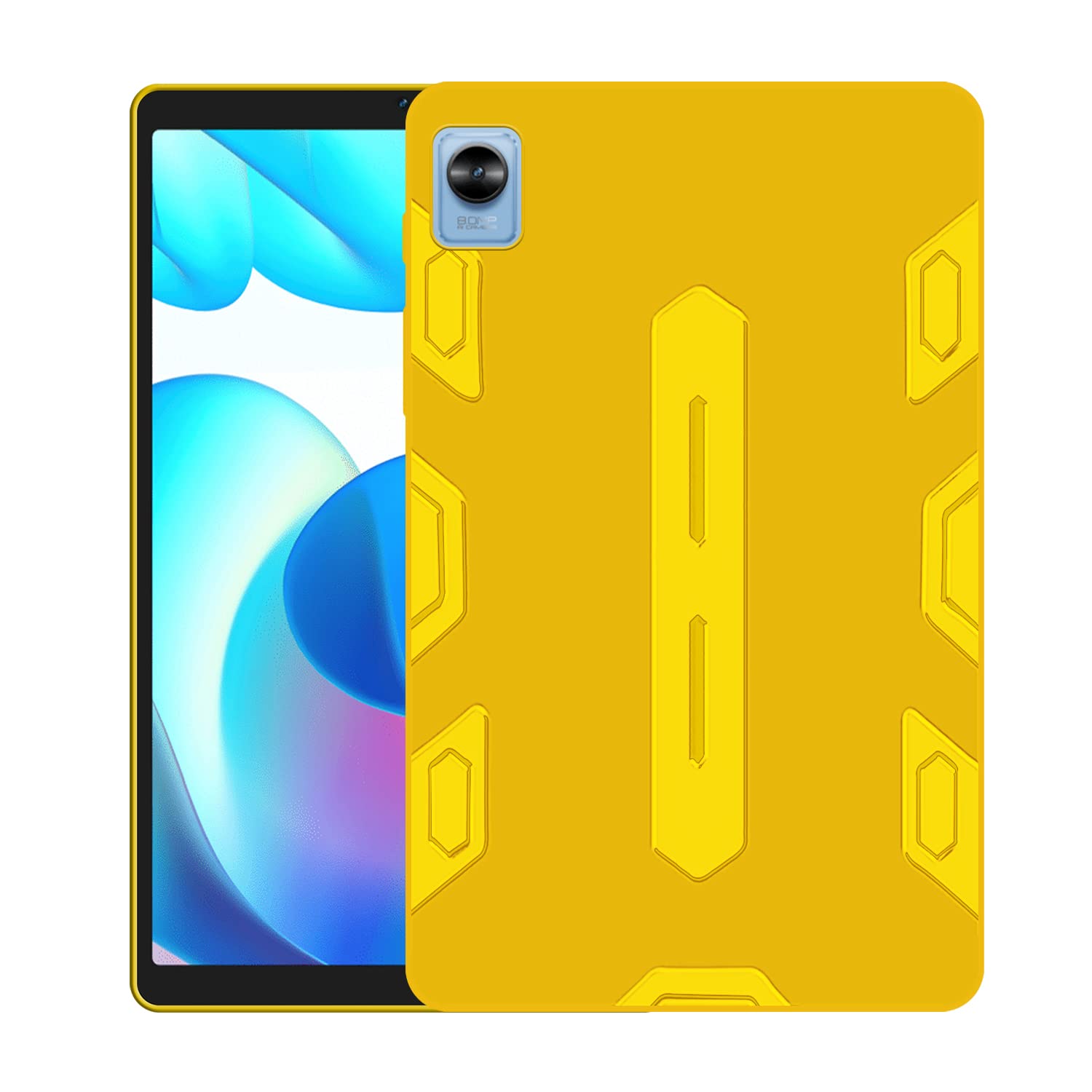 VIDO Shockproof Armor Back Case Cover for Realme Pad Mini 8.7inch Tablet (Yellow) (B0B1QSL4TC) Amazon Price History, Amazon Price Tracker