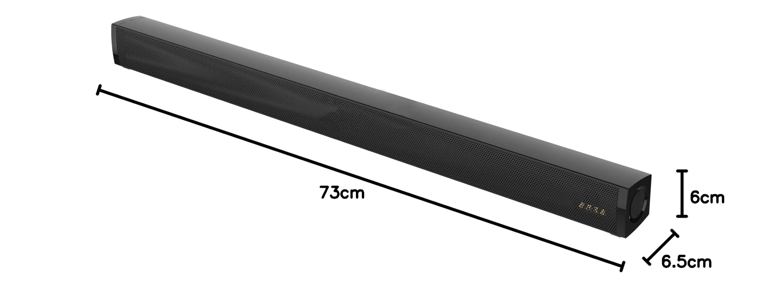 Selfsat Soundbar 32 (soundbar da 12 V, adatto per TV da 32"), Bluetooth, colore: nero