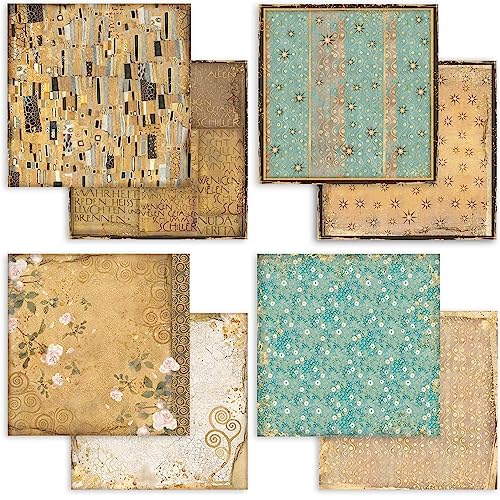 Papier pour scrapbooking Stamperia SBBL101 Maxi Background Selection Klime multicolore - 3