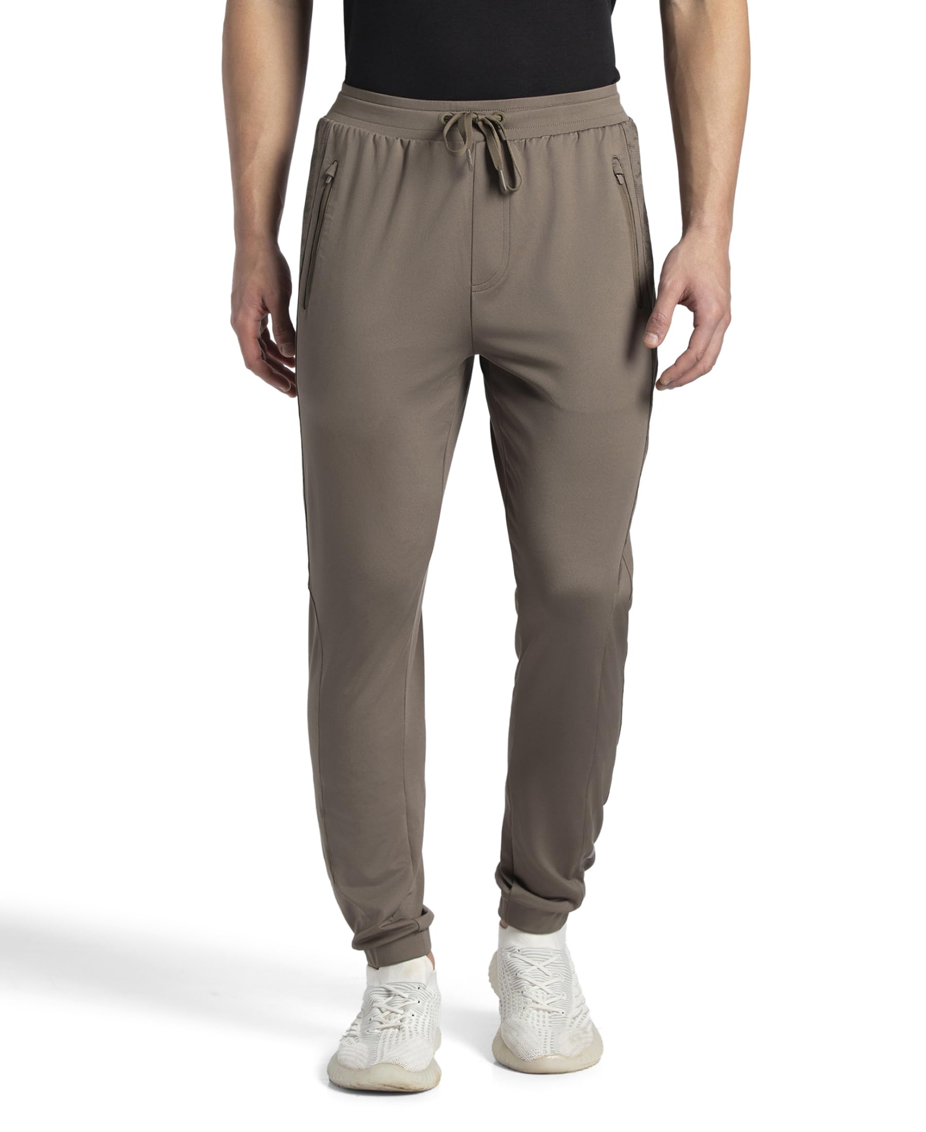 jockey MV12 Men's Microfiber Elastane Slim Fit Active Wear Active Wear Joggers with Zipper Pockets-picture-33