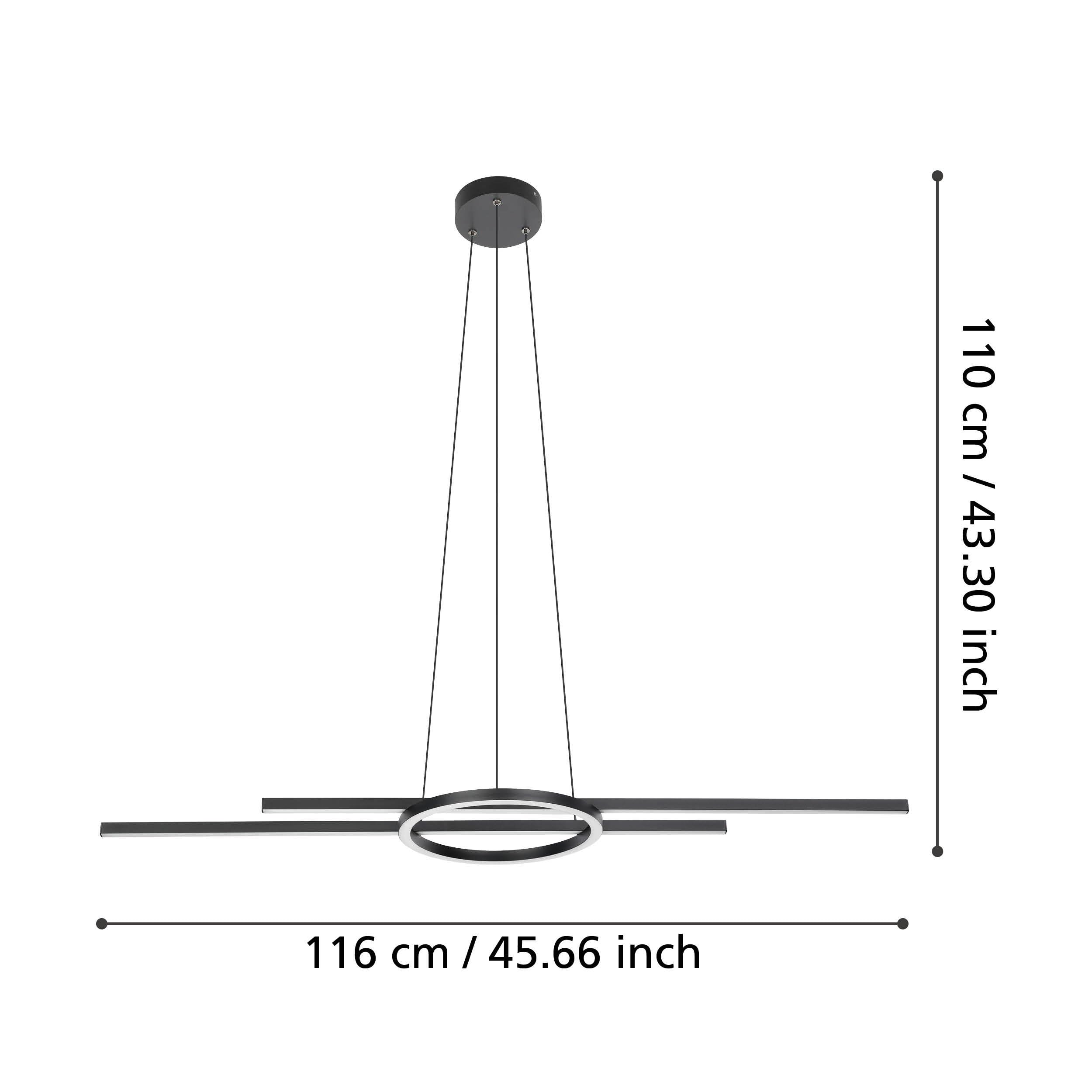 EGLO connect.z Smart Home lampa wisząca LED Zillerio-Z, ZigBee
