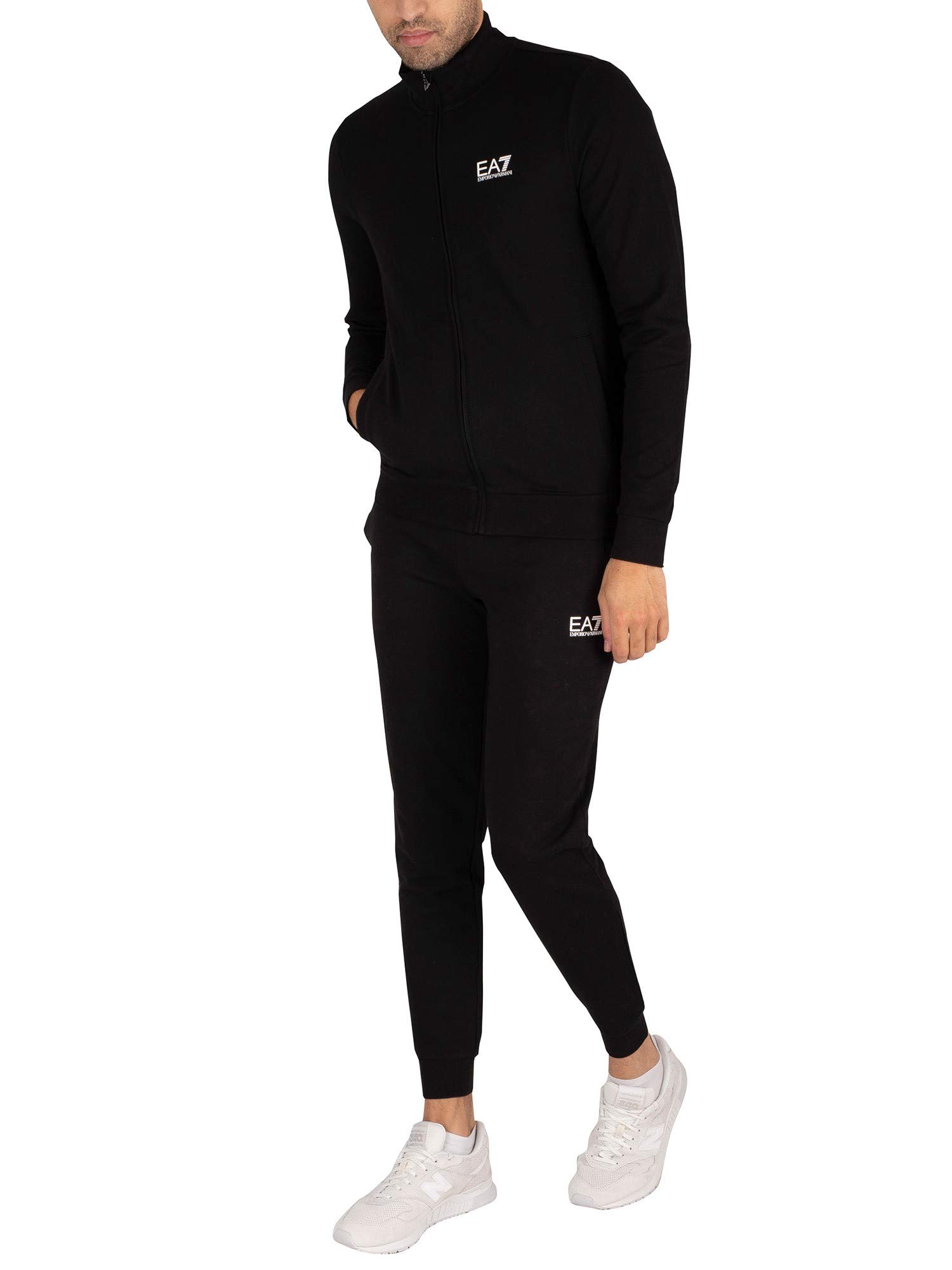 Men's Logo Tracksuit, Black, XS