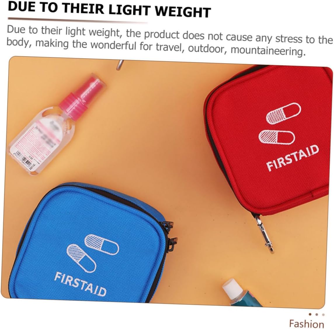 KOMBIUDA First Aid Kit Travel Portable Storage Bag Multi-Pocket Emergency Pouch