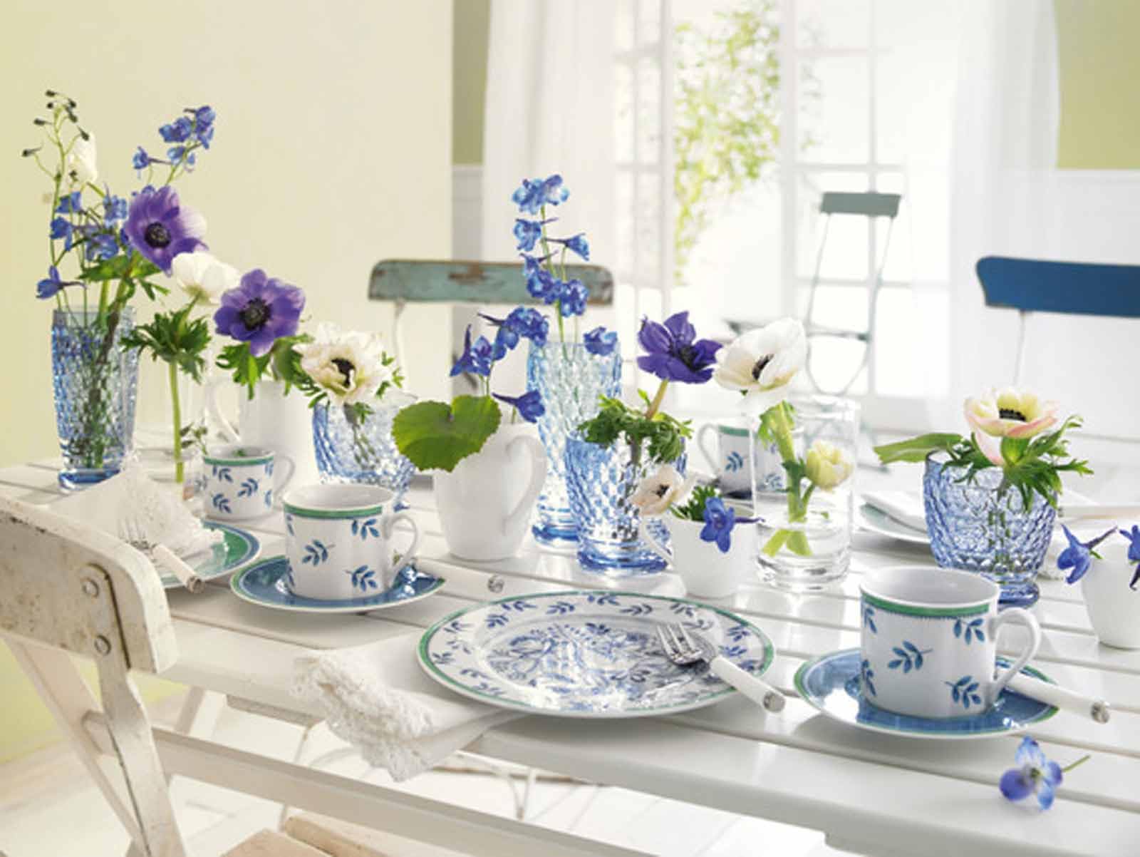 Villeroy & Boch Boston - Juego de 4 copas de vino tinto de colores, 310 ml, diseño facetado, para vino tinto, apto para lavavajillas, color azul