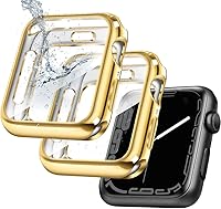 Vista 28 de top4cus Funda de 40mm Suave y Ligera Antiarañazos Protectora Completa 40mm iWatch Resistente al Agua con Brillo para Ejercicios Parachoques