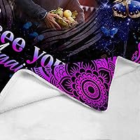 Vista 53 de Custom Memorial Blankets with Photo to Your Loved One's Memory, Memory Lane in Loving Memory Photo Blanket to Remind You of Your Beloved Ones 40x50