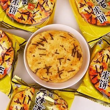 Amazon.com: Thick-Roasted Seaweed Rice Biscuits Seaweed