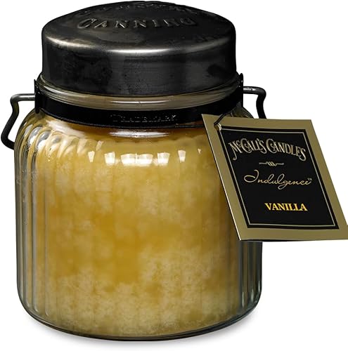 Vista 112 de McCall's Candles Manzanas y calabazas Vela perfumada de 18 onzas Colección Indulgence Doble mecha Tarro ranurado Vertido en Estados