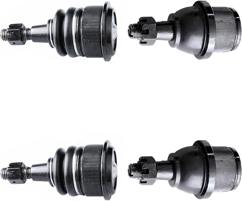 Kit de pivôs de suspensão dianteiros superiores e inferiores KFVF K6694 K6711 para Chevrolet Express e GMC Savana – 4 unidades