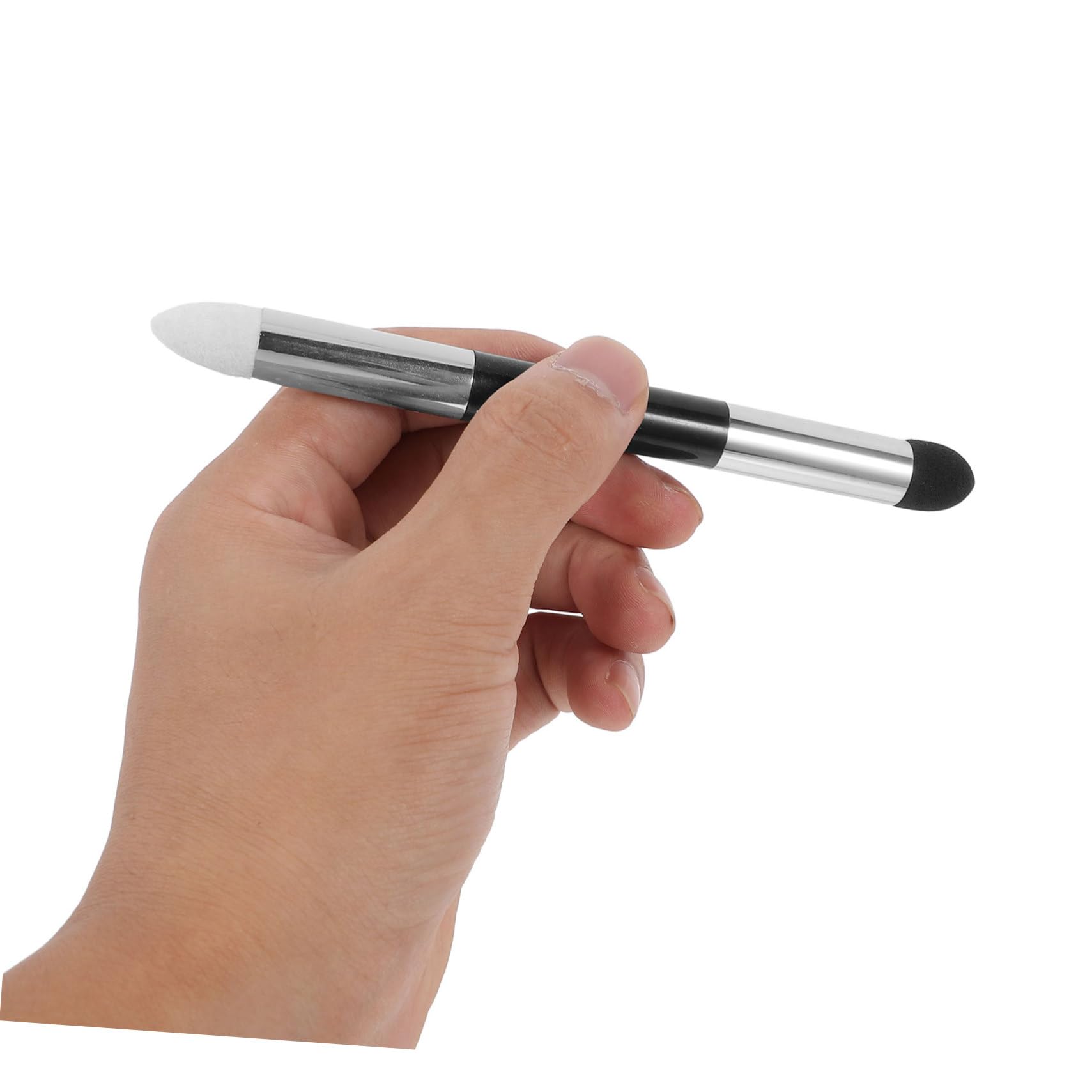 Set 6pz Pennelli Spugna Doppia Punta Lavabili per Disegno Portatili e Resistenti per Schizzi e Pittura Principianti