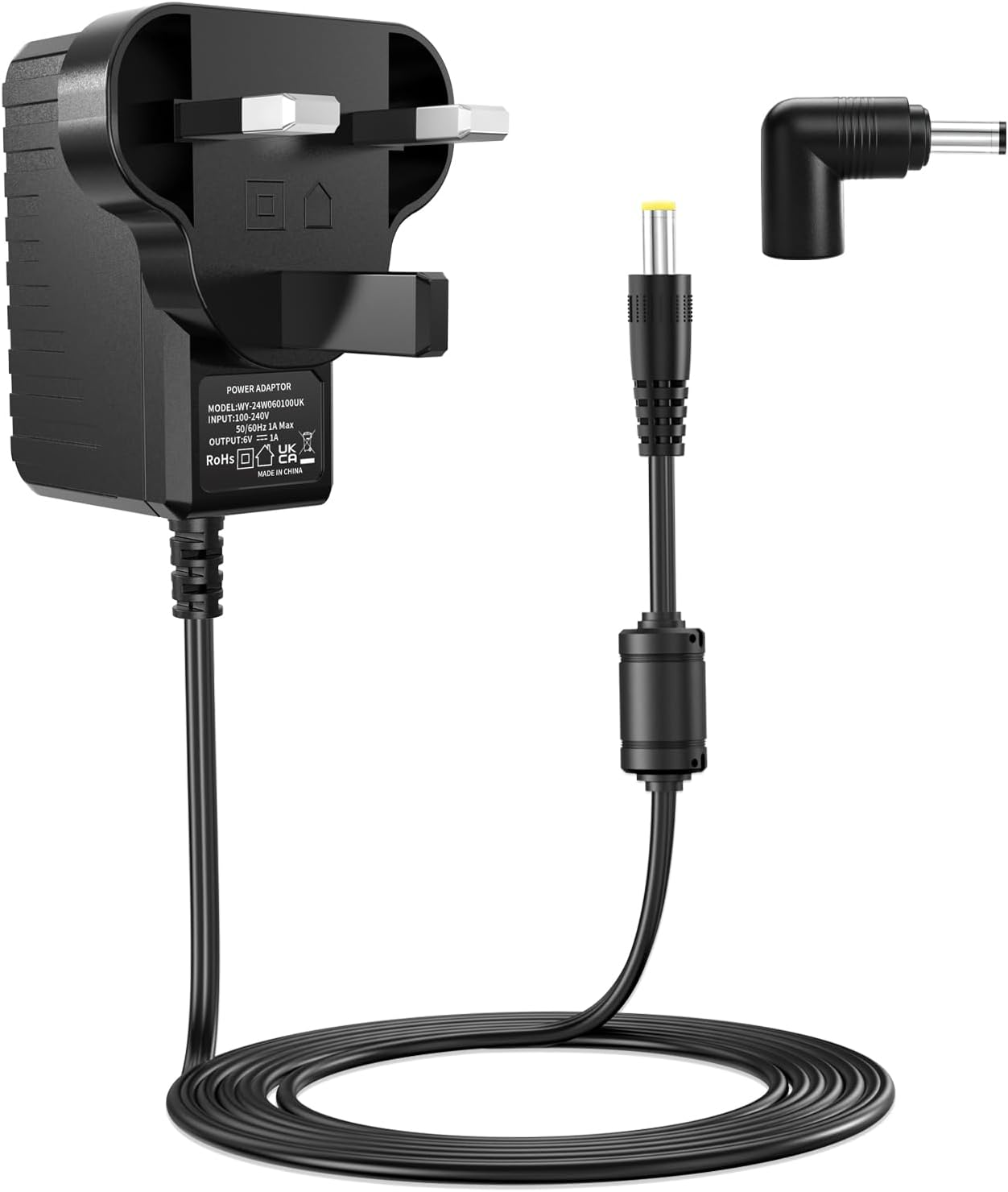 6V Power Supply fit for 6 Volts Omron Pressure Blood Monitor AC Adapter, for M2 Basic, M3, M4, M6, M7, M10, X2, X3, X4, X7, RS1, RS2 HHP-BFH01 Power Cord.