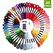 Produktbild SOLEDI Stickgarn Embroidery Floss Multifarben Weicher Polyester Perfekt für Bracelets Stickerei Basteln Crafts Set Basteln Leisure Arts Kreuzstich,8m,6-fädig,Threads Nähgarne Häkeln (50 Farben)