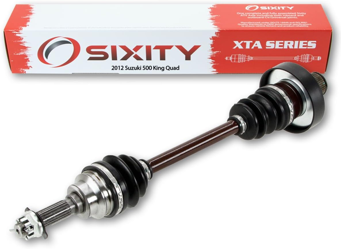 Sixity 2012 compatible with Suzuki 500 King Quad 4X4 Rear Left XTA Axles Back Driver LT-A500X
