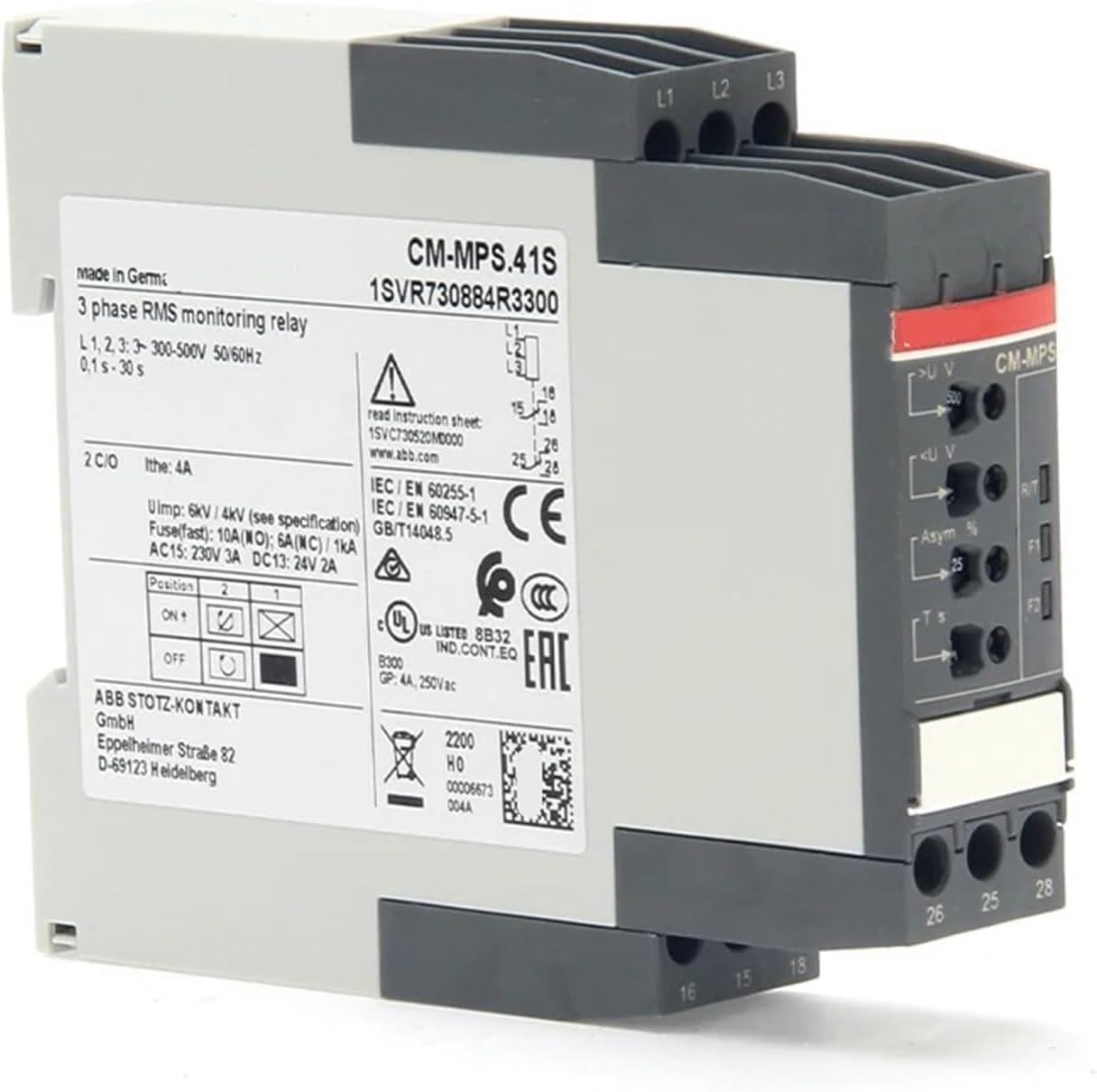 Relay CM-MPS.43S Product ID: 1SVR730884R4300