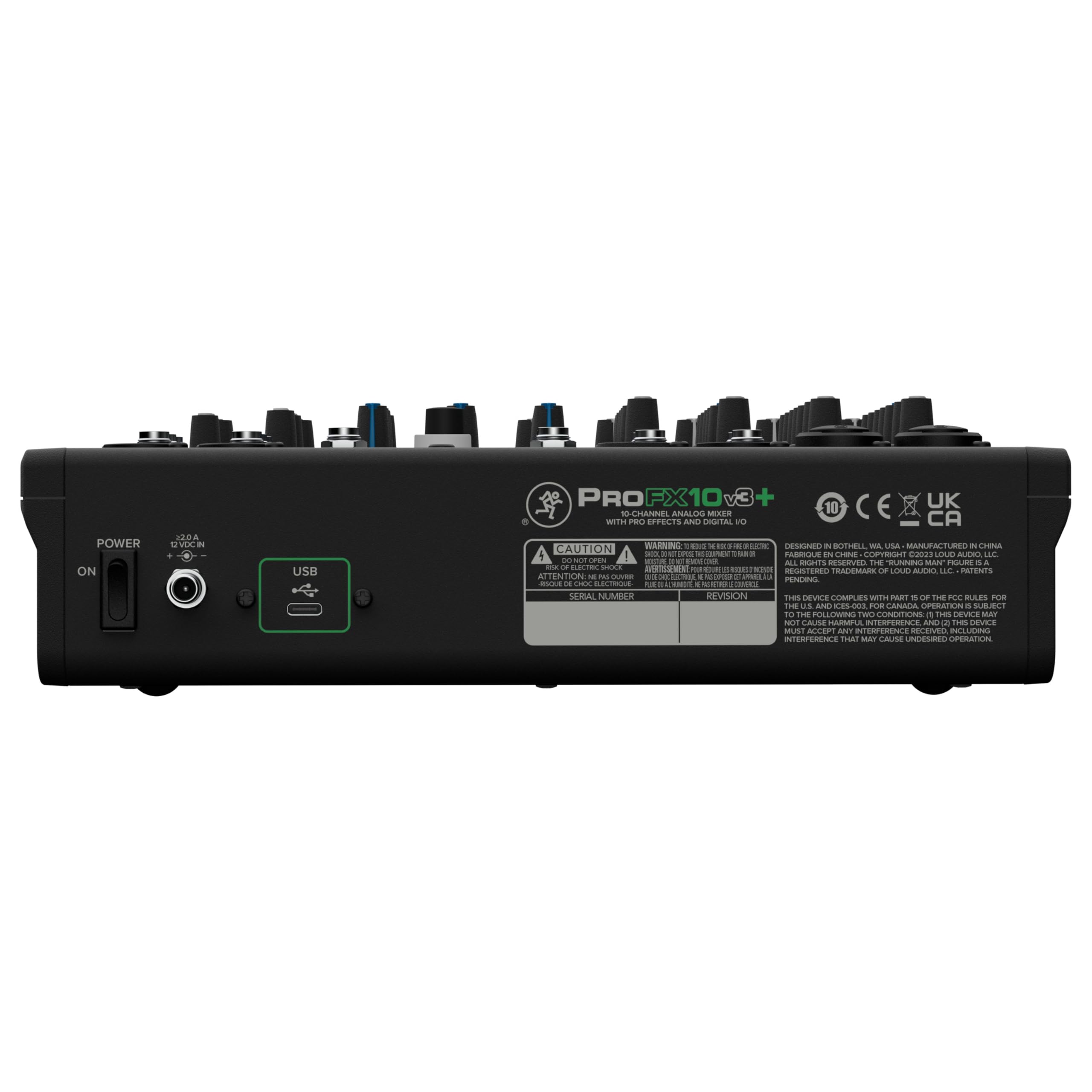 Mackie ProFX10v3+ 10-Kanal Analogmischpult mit USB und Bluetooth