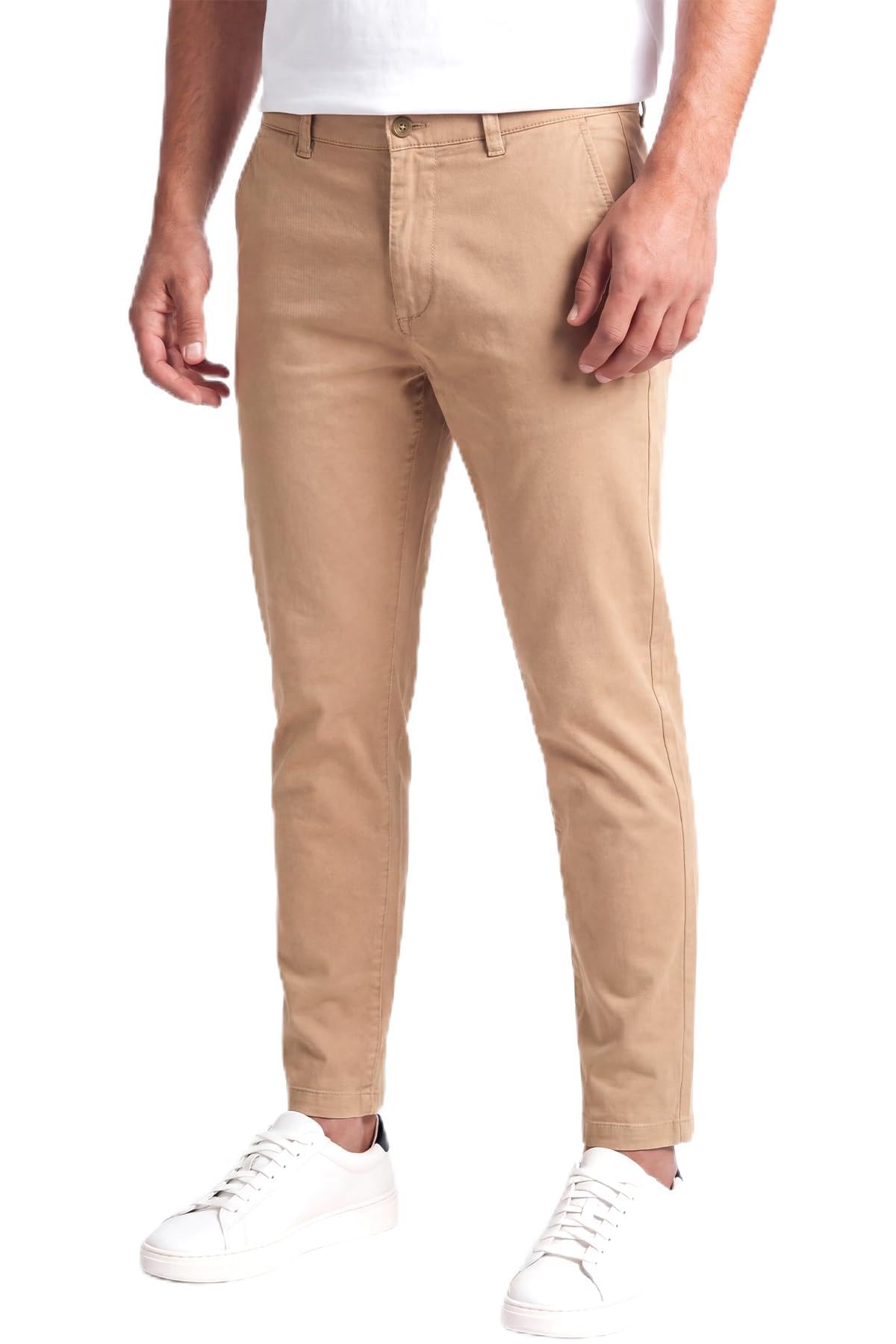 Erkek Normal Kesim Düz Paça Bej Pantolon 50564354-260