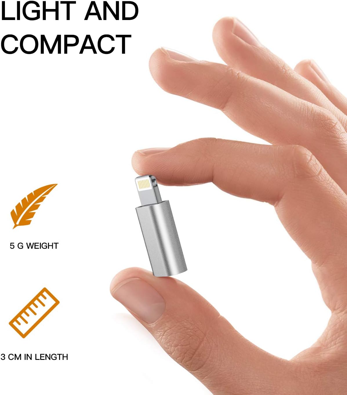 zoyuzan Micro USB to Lightning Adapter Pack of 3 Charger Converter Android Female to for iPhone Male Jack Cable Mini Charger Adapter for iPhone 14 13 12 11 Pro Max 7 8 Plus X SE XS for ipad Air